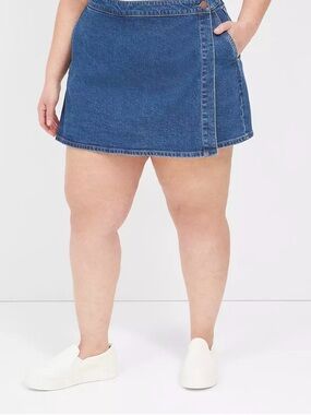 Lane Bryant Denim Skort